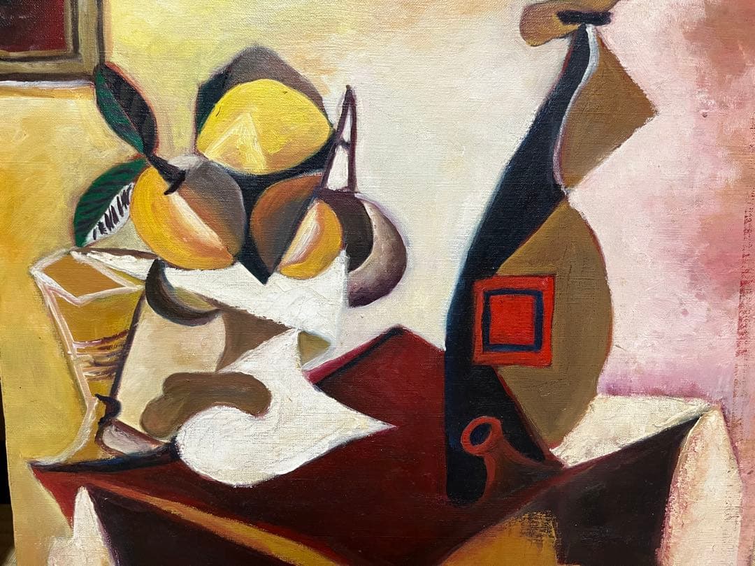 油彩画　ピカソの模写