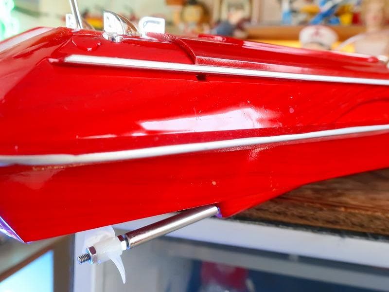 スピードボートラジコン クラシックボート 60ｃｍ プロポ＆〇池 充電器付