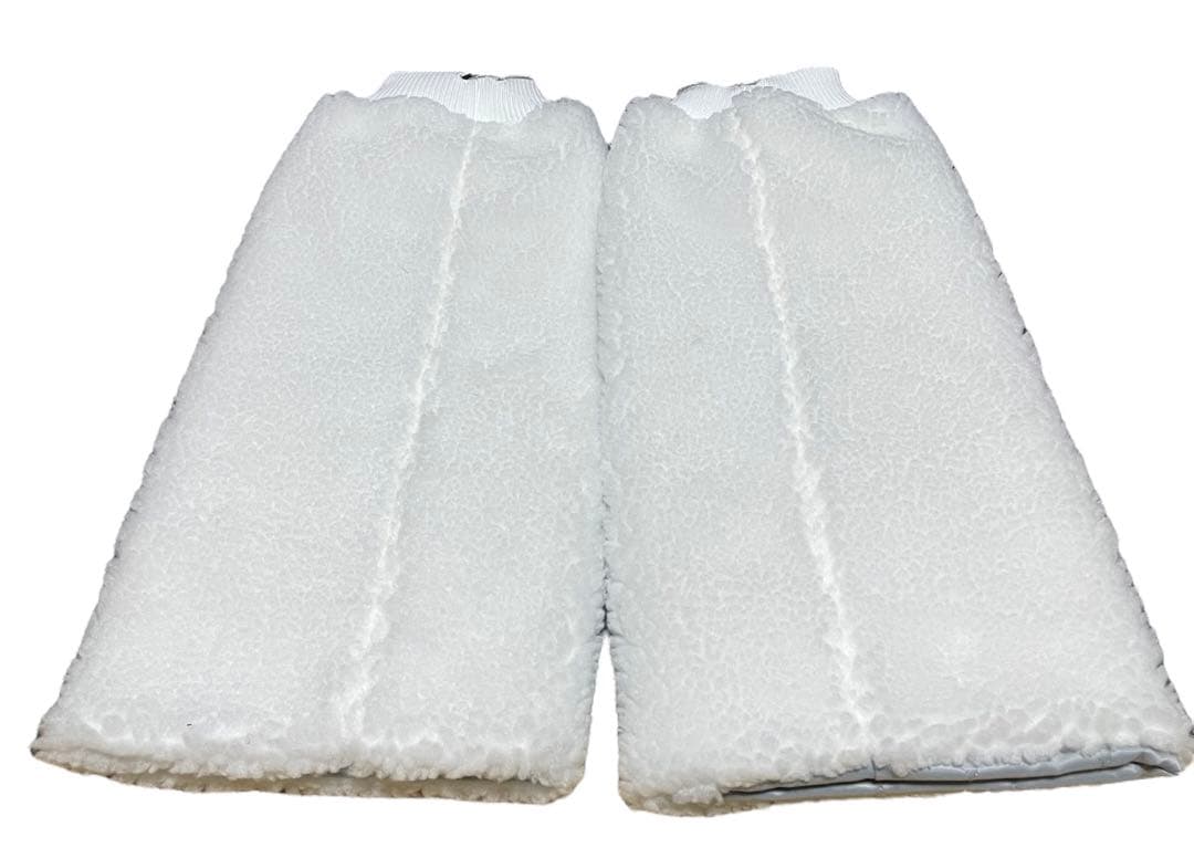 新品 未使用 パーリーゲイツ ボアフリース レッグウォーマーホワイト