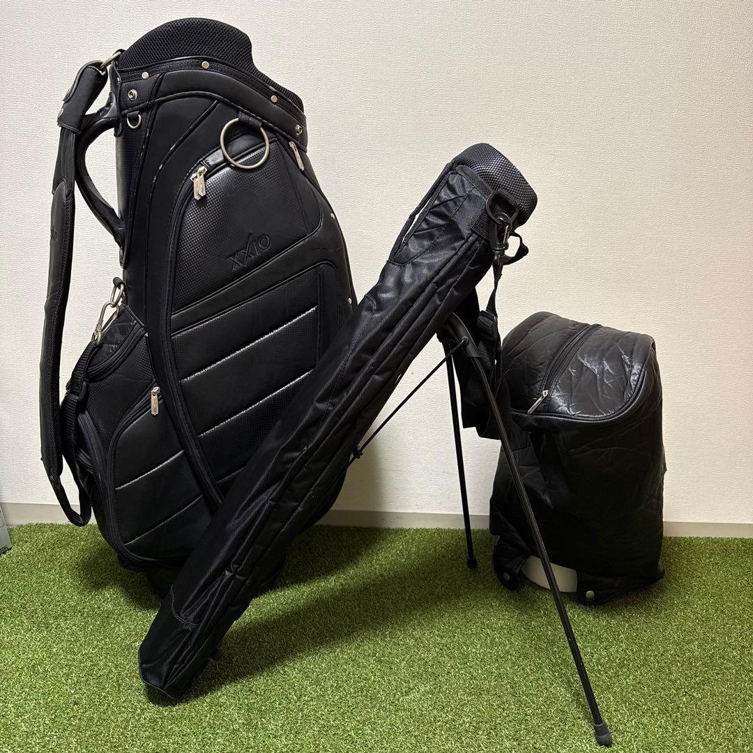 希少 XXIO ゼクシオ キャディバッグ クラブケース一体型 スタンド付き