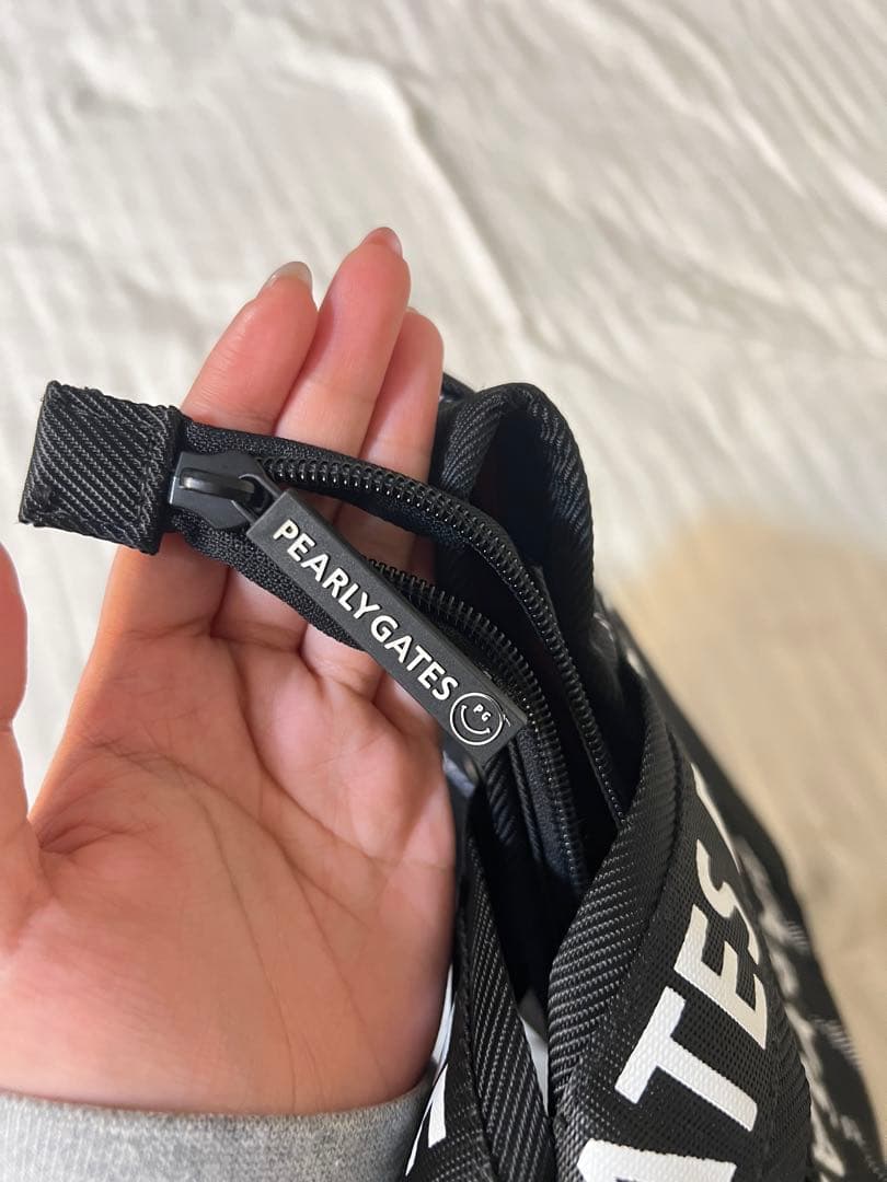 パーリーゲイツ　カートバッグ　チェック柄　ロゴ柄　定番型