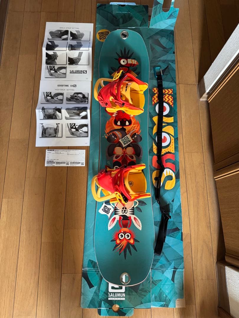 サロモンスノーボード100＆バートンブーツ18.5