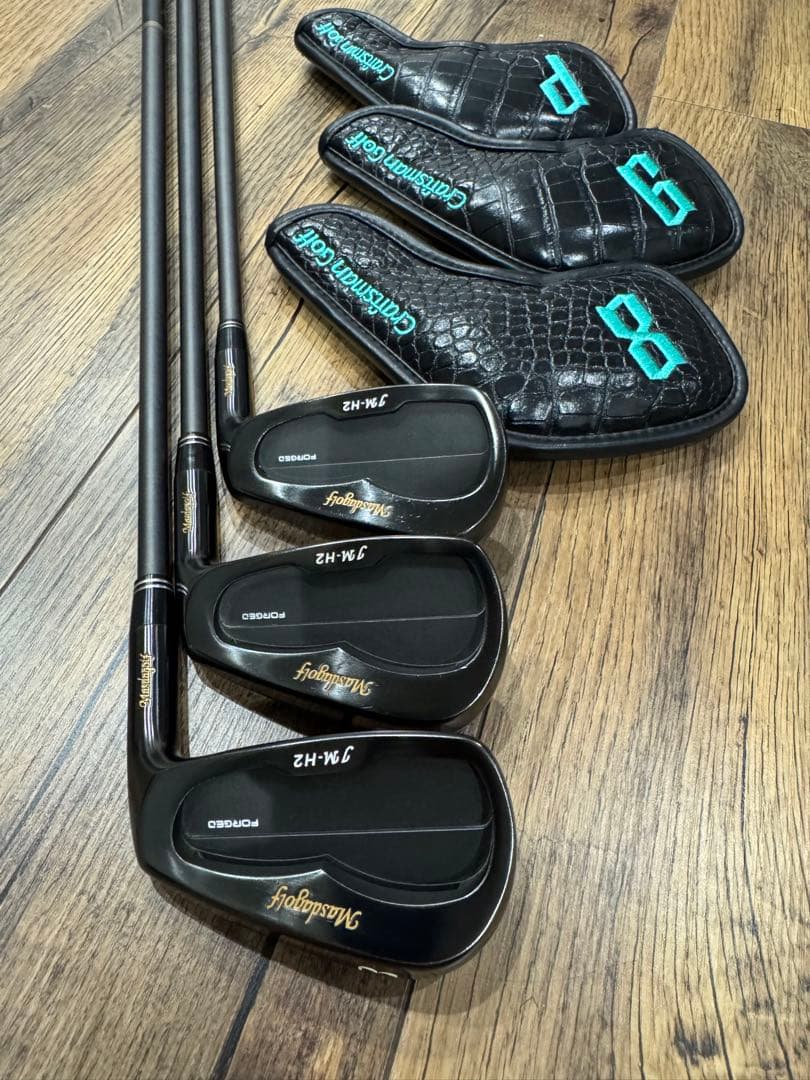 マスダゴルフ JM-H2 PVDブラック #8-P スチールファイバー i95