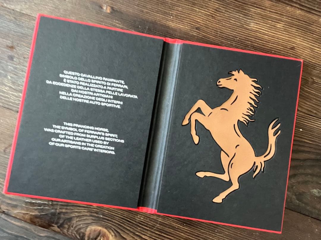 フェラーリ　レザー　デコレーション