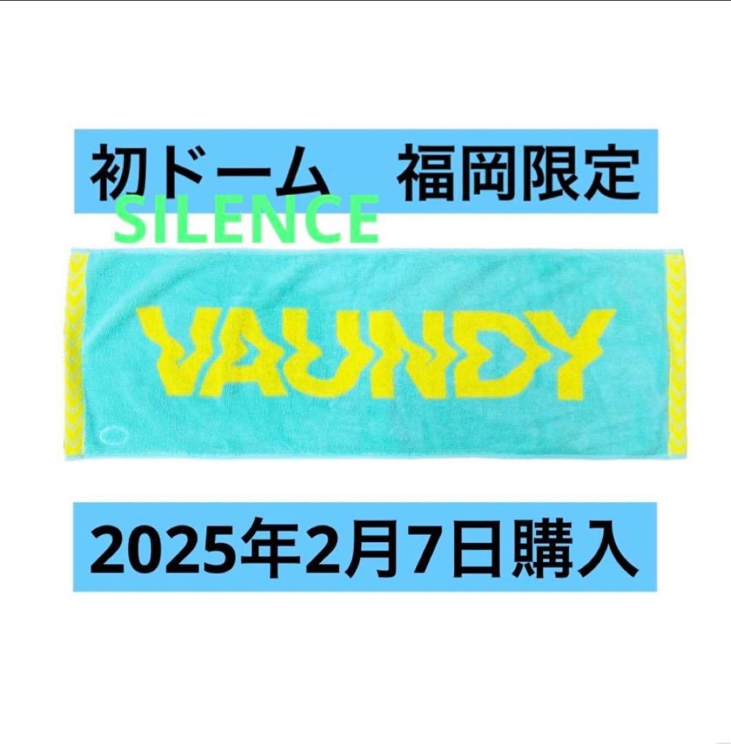 VAUNDY DOME TOUR2026 SILENCE 福岡会場限定　タオル