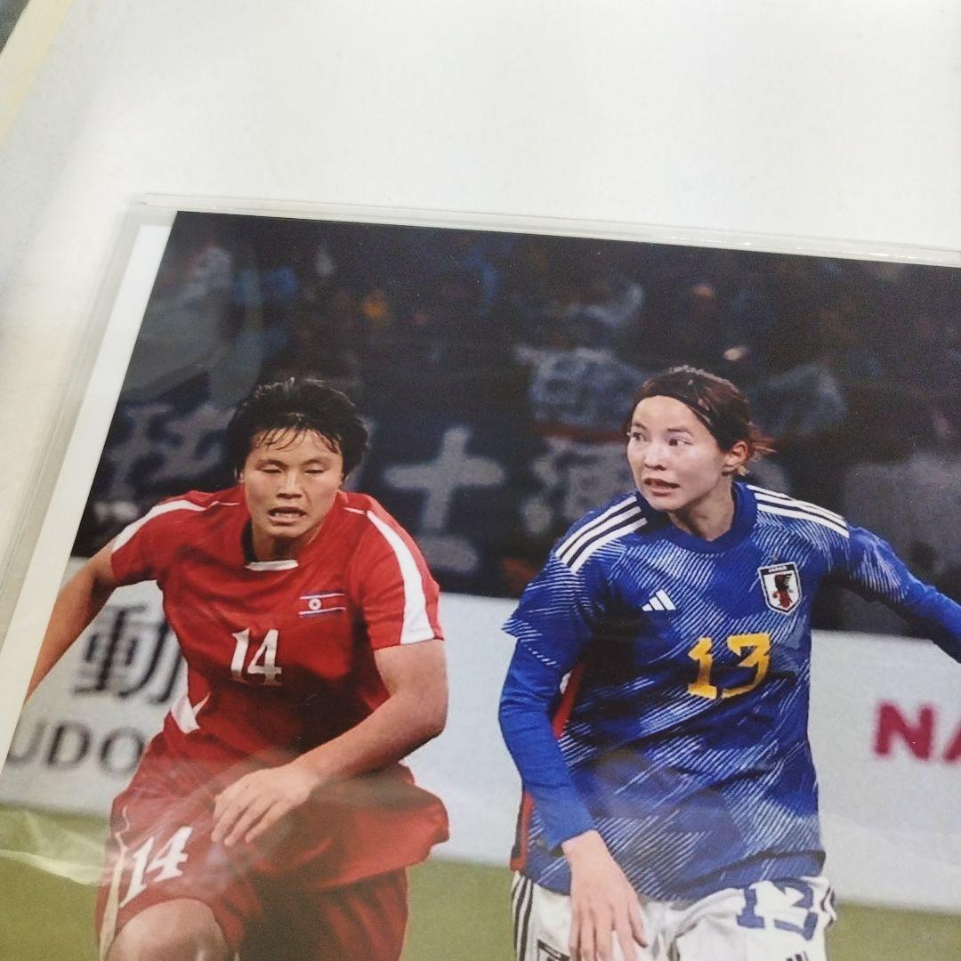 なでしこジャパン　北川ひかる　直筆サイン入りフォト　日本代表　証明書付き