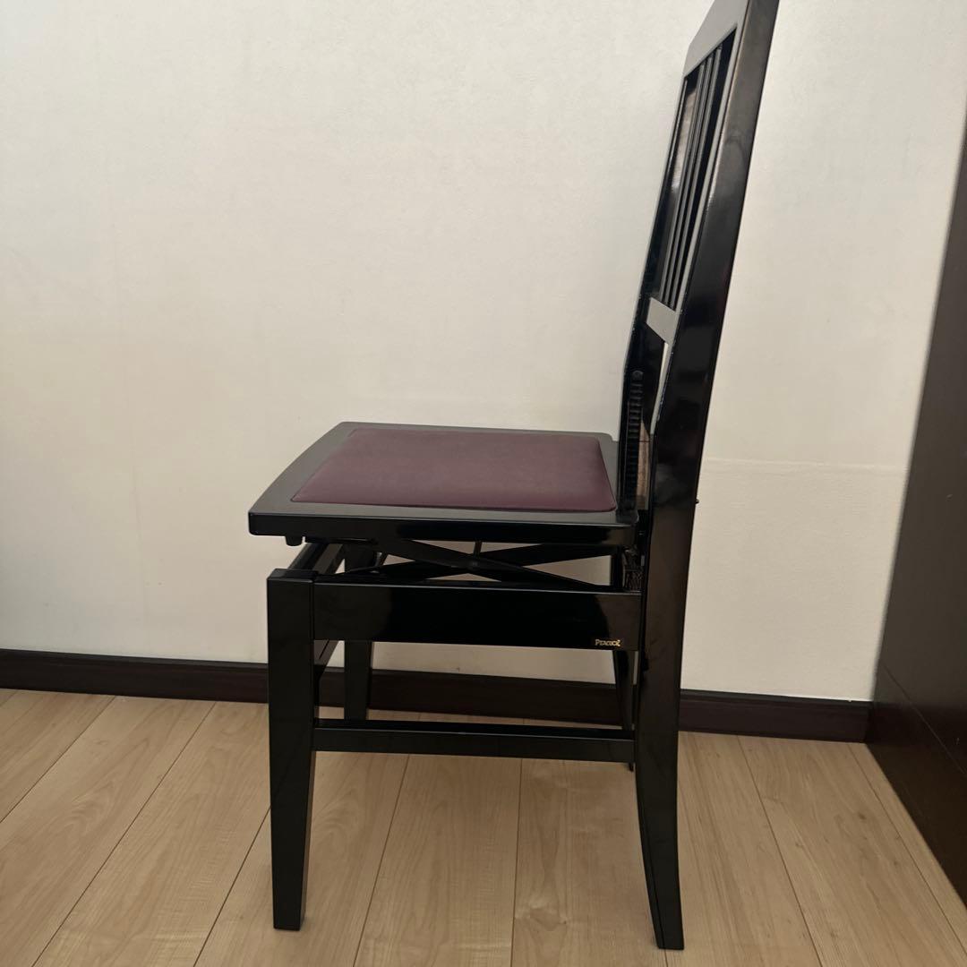 ピアノ椅子　背あり　高低　コンクール　ピーコック　peacock トムソン椅子