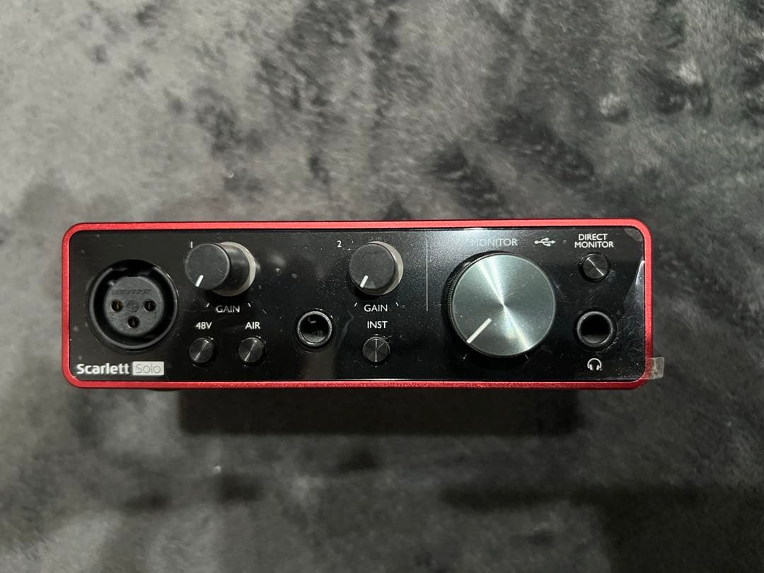 DTM・DAW focusrite scarlett solo