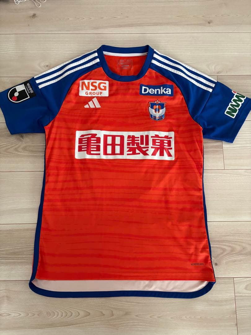 アルビレックス新潟 長谷川元希 14番 神ユニ XLサイズ サイン入