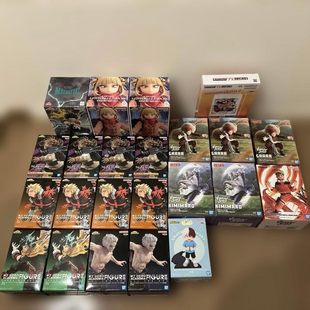 プライズフィギュア22点+a【僕のヒーローアカデミア】【NARUTO-ナルト-】