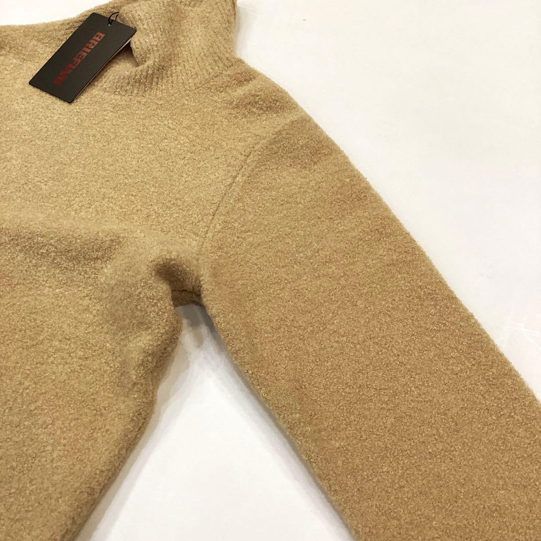 新品　BRIEFING BOUCLE YARN TURTLENECK KNIT