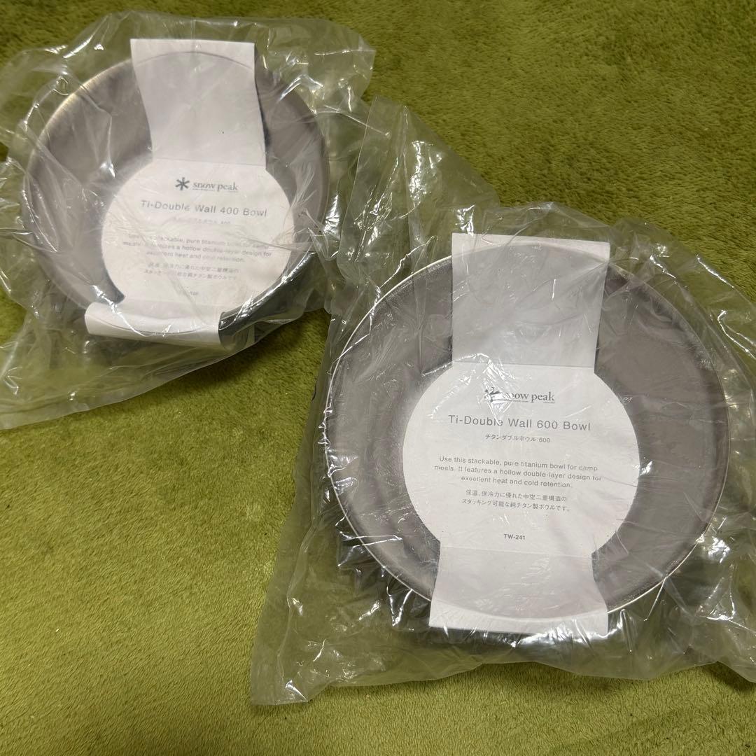 Ti-Double Wall 400 600 Bowl ダブルウォールボウル