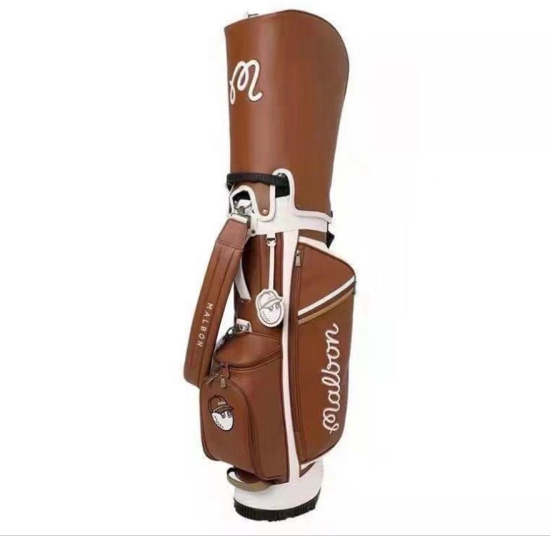 漁師キャディバッグ 帽子袋 ボーケイ キャディバッグ PUレザー スポーツ