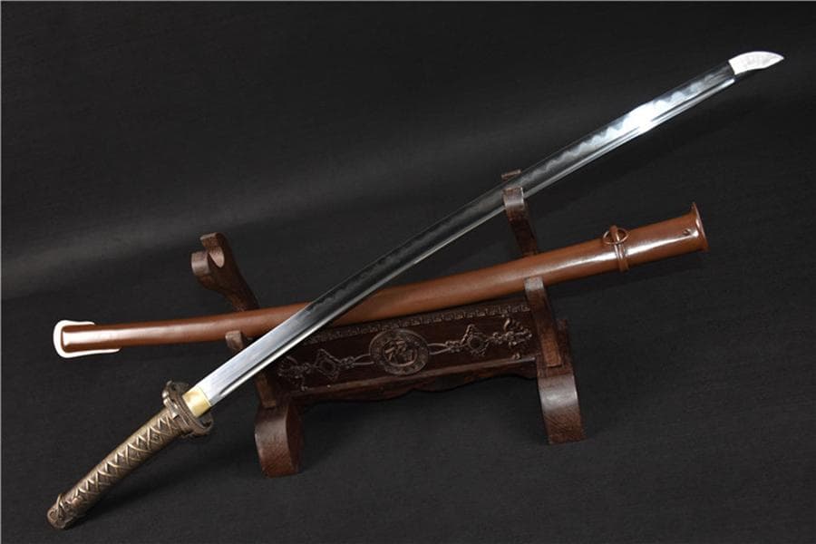 銅柄95軍刀 日本刀 模造刀 居合刀 武士道 武蔵 鑑賞用 手鍛造打