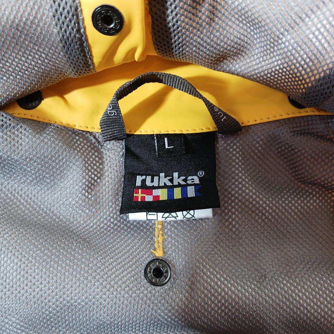 rukka PETS 防水イエローレインコート L