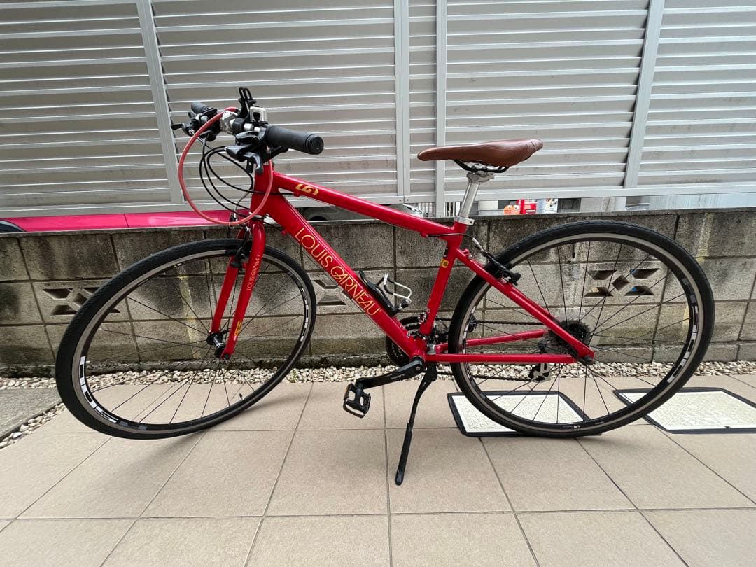 引き取り限定　LOUIS GARNEAU クロスバイク レッド
