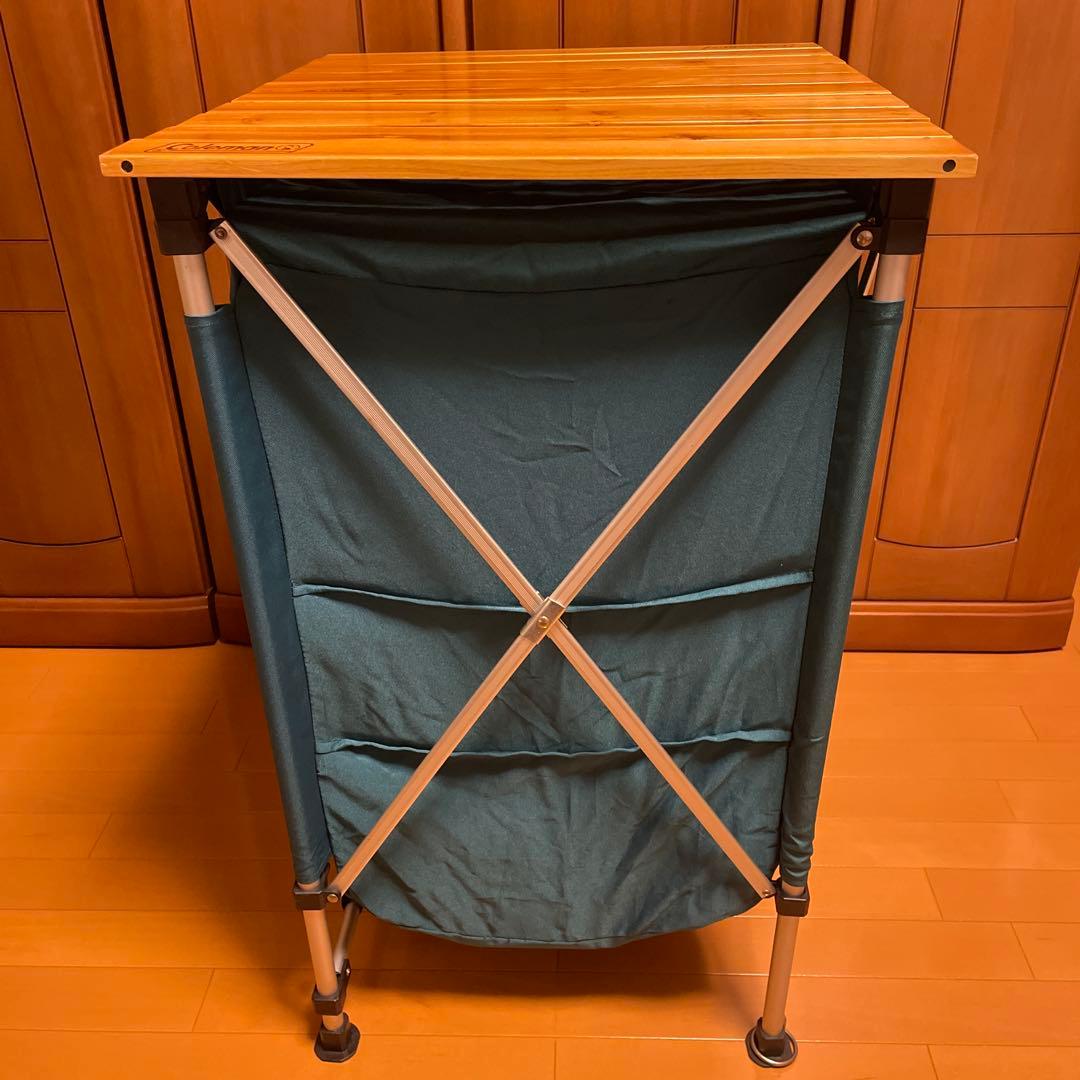 廃盤 Coleman コールマン フォルダブルシェルフ マルチキッチンテーブル