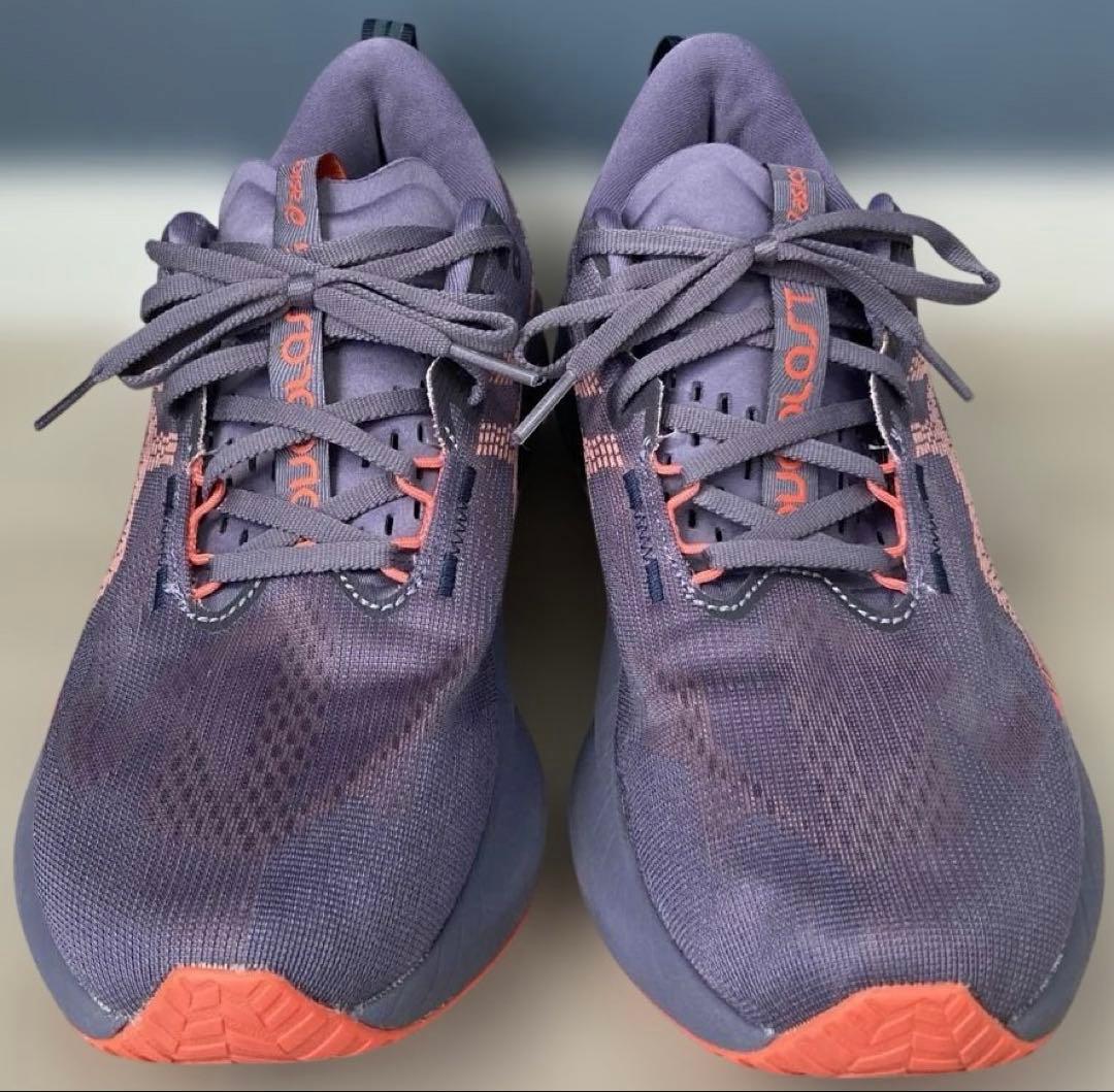 ASICS NOVABLAST 5 27.5cm グレイッシュパープル 美品