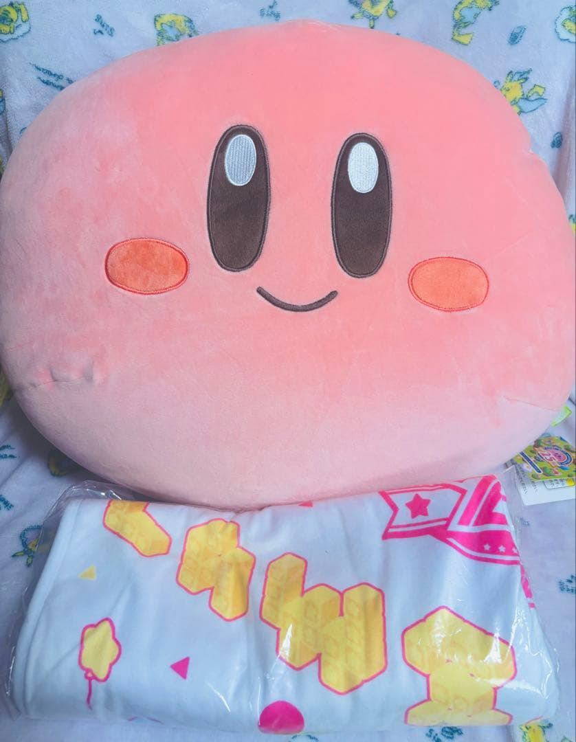 星のカービィ カービィまん クッション ブランケット Loppi HMV限定