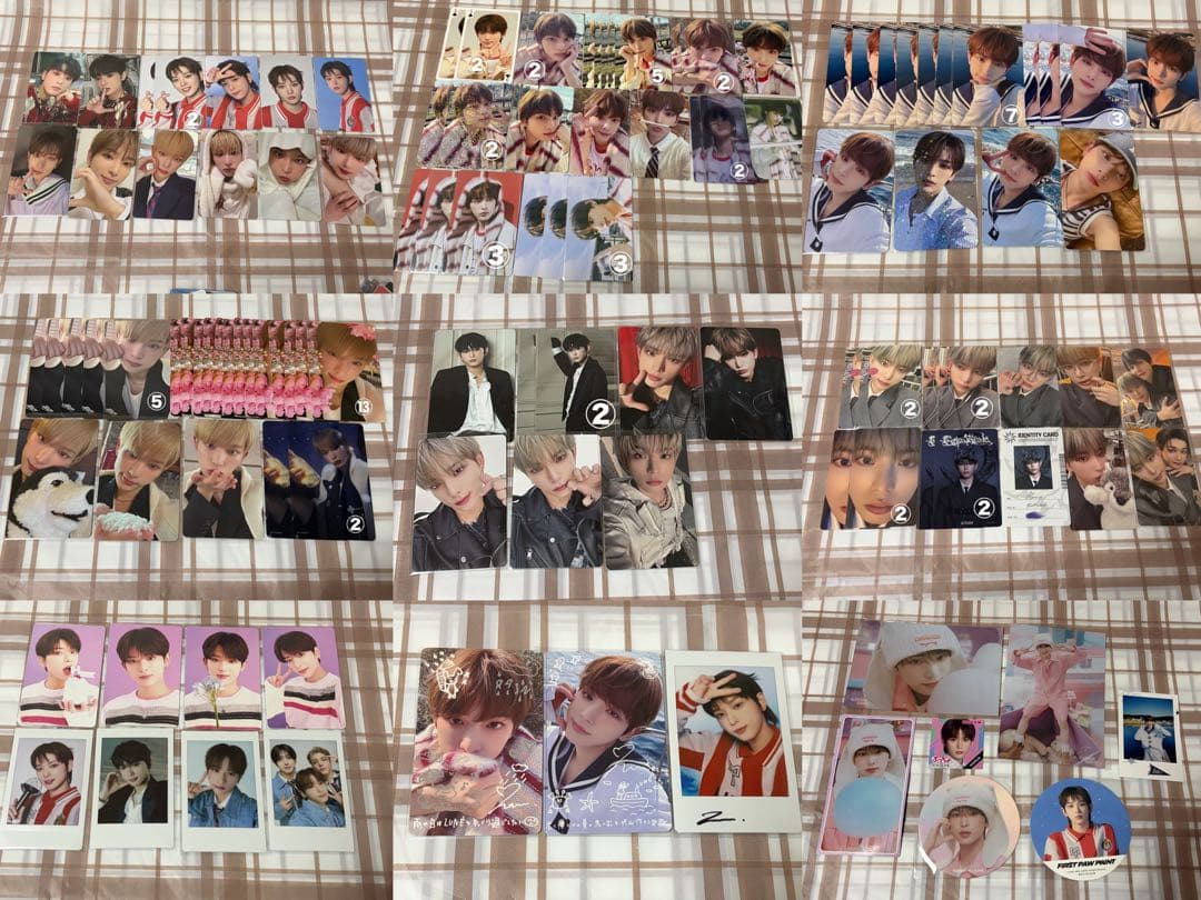 &TEAM andteam ハルア トレカ チェキ 110枚まとめ売り