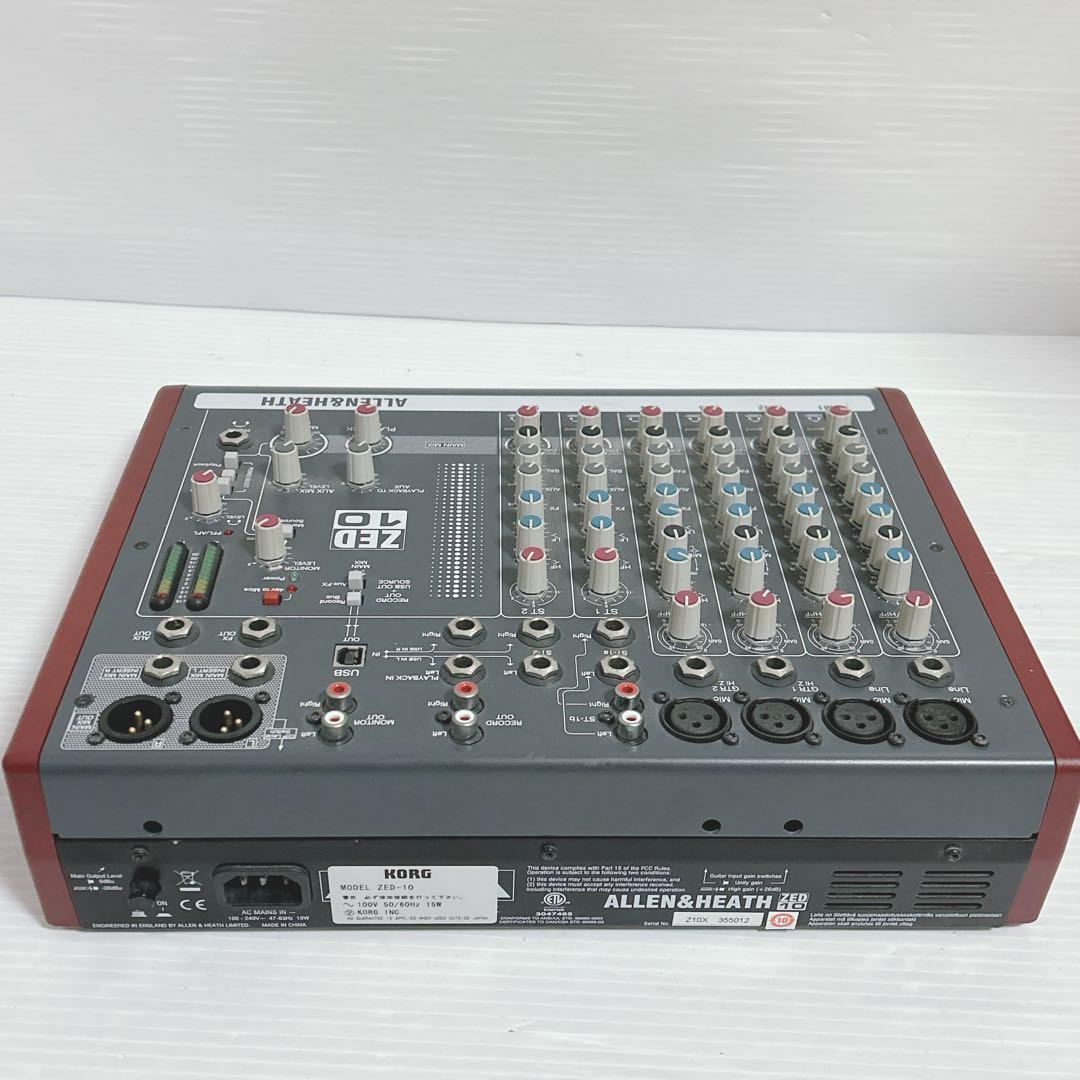 【美品】　 ALLEN&HEATH ZED-10 ミキサー　KORG