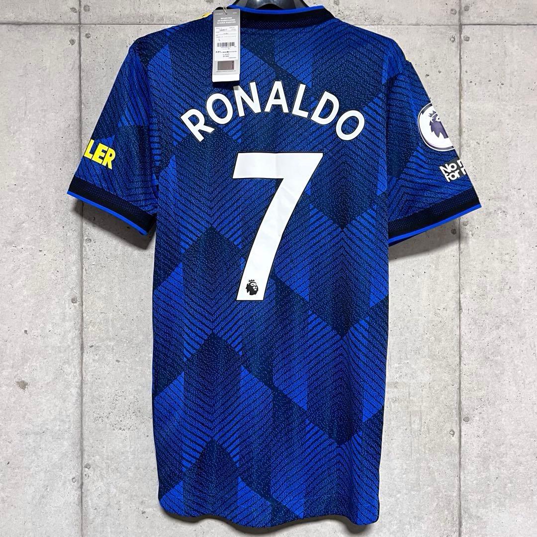 【新品/タグ付き】21/22 マンチェスターU ♯7 C・ロナウド【L】選手仕様