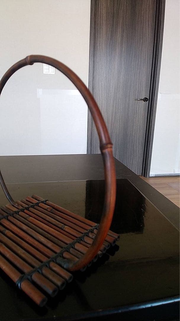 竹細工　茶道具　古道具　竹　花台　そば猪口　古竹