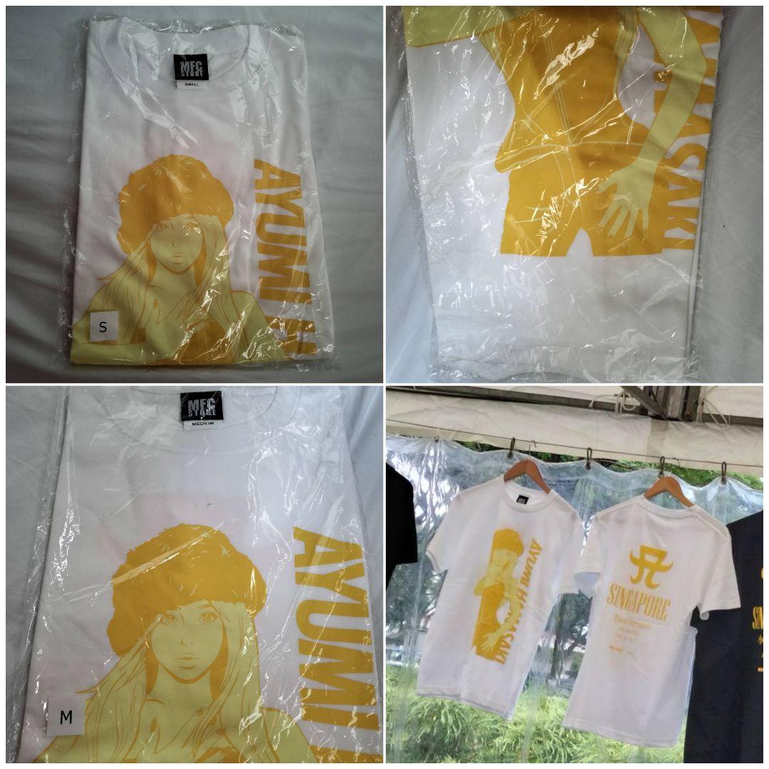 浜崎あゆみ 新品 未使用 ASIA TOUR Tシャツ M シンガポール 激レア