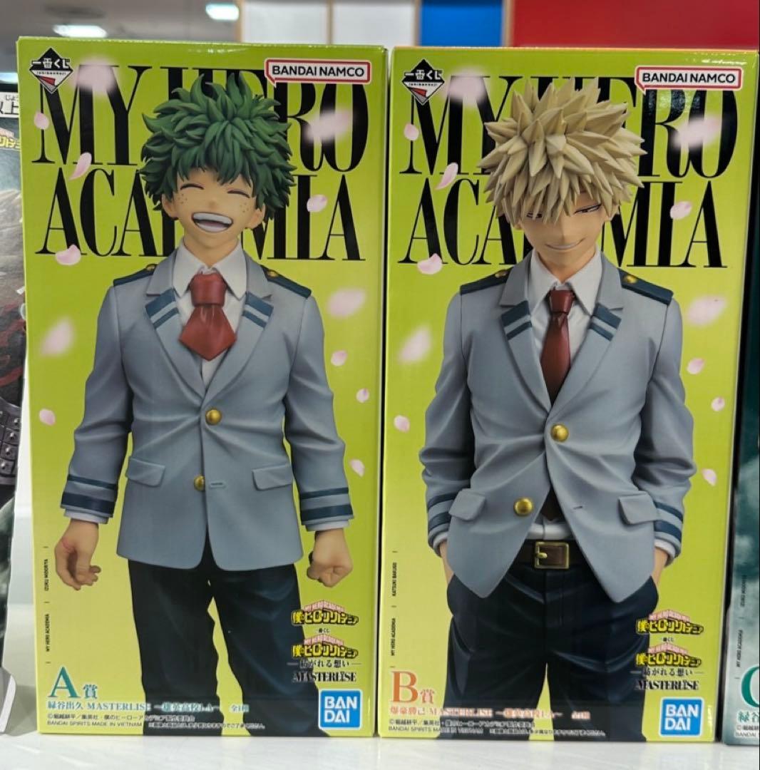 一番くじ ヒロアカ紡がれる想い A賞 緑谷出久 B賞 爆豪勝己2種セット