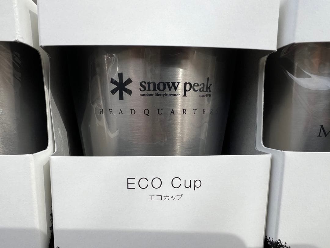 ⭐️【未使用】 peakスノーピーク　エコ　カップ４個セット