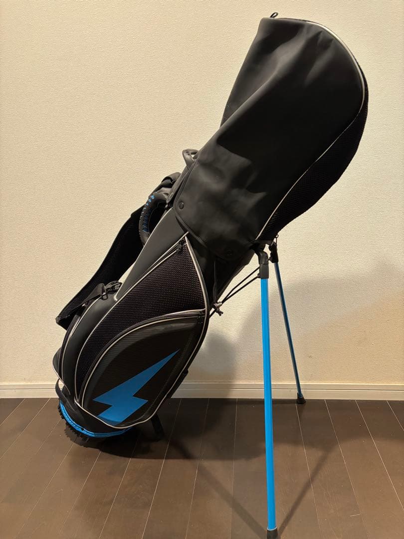 HYDROGEN キャディバッグ ブラック/ブルー