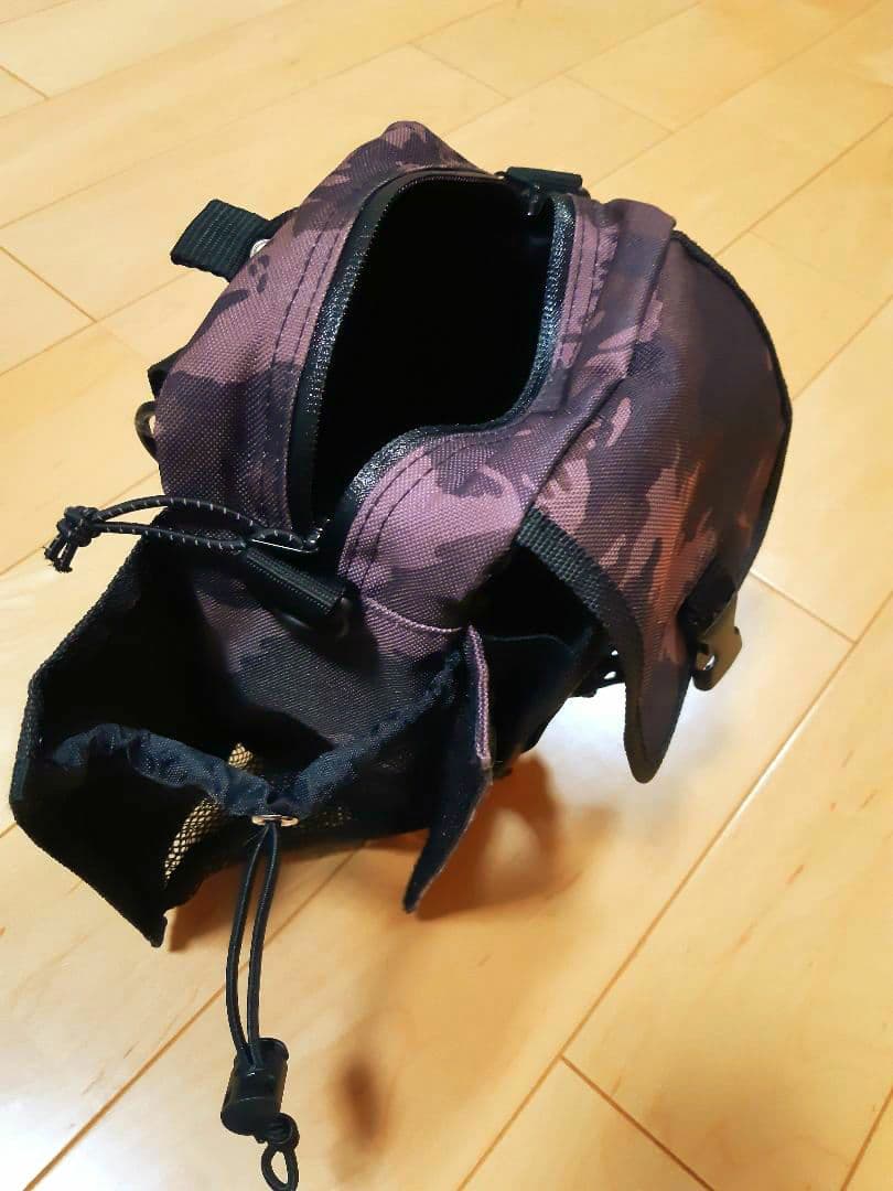 ま*お様 黒鯛工房落とし込みベルト タモホルダー　ボトルホルダー　釣りバック　4