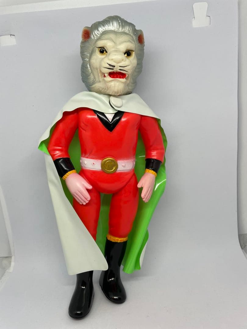 当時物 怪傑ライオン丸 無版権 パチ ソフビ レトロ ビンテージ フィギュア