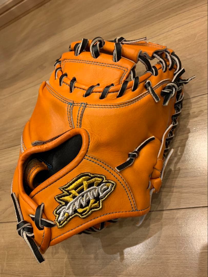 美品　要ミット　初期モデル　硬式用　ジュテルレザー　 グローブ