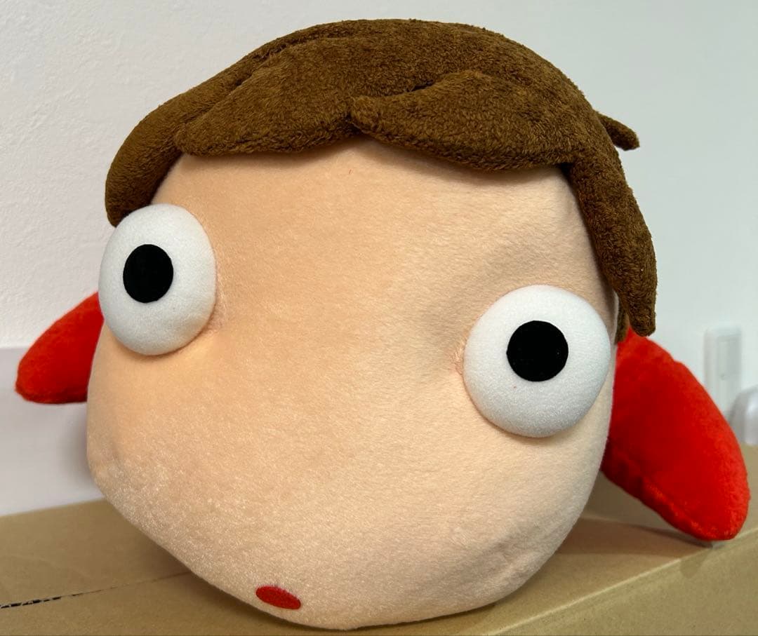 崖の上のポニョ　大きなぬいぐるみ　ポニョLL ジブリ　公式　レア　希少　正規品