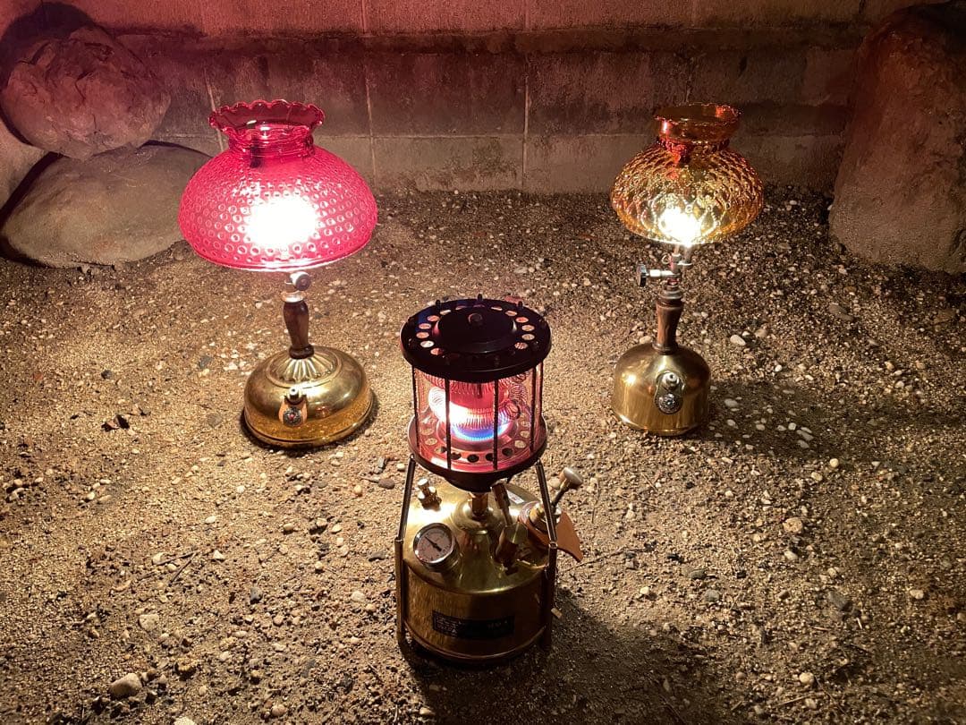 コールマン coleman クイックライト　アンバーグローブ テーブルランプ