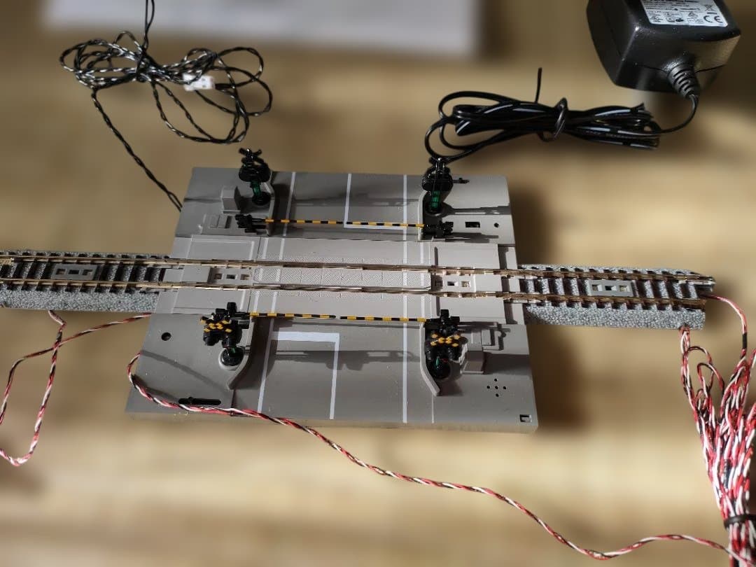 KATO 自動踏切セット 基本セット+複線化セット×２　中古品