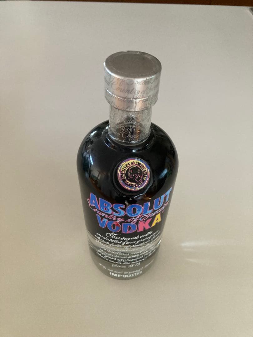 ABSOLUT限定デザインボトル「アンディ・ウォーホル エディション」未開栓