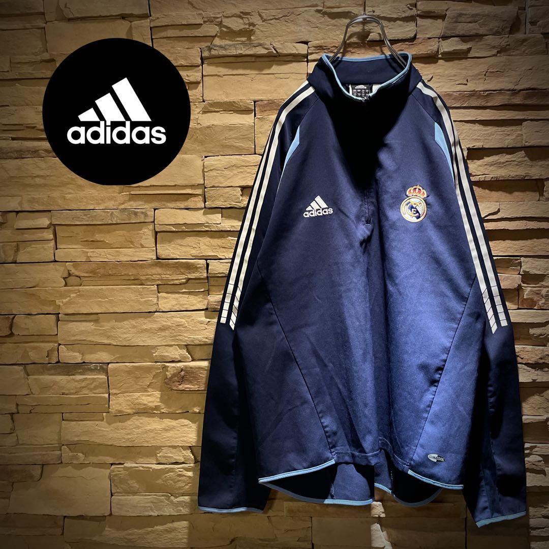 【極レア】y2k/adidas×レアルマドリード/刺繍ロゴ/トレーニングウェア