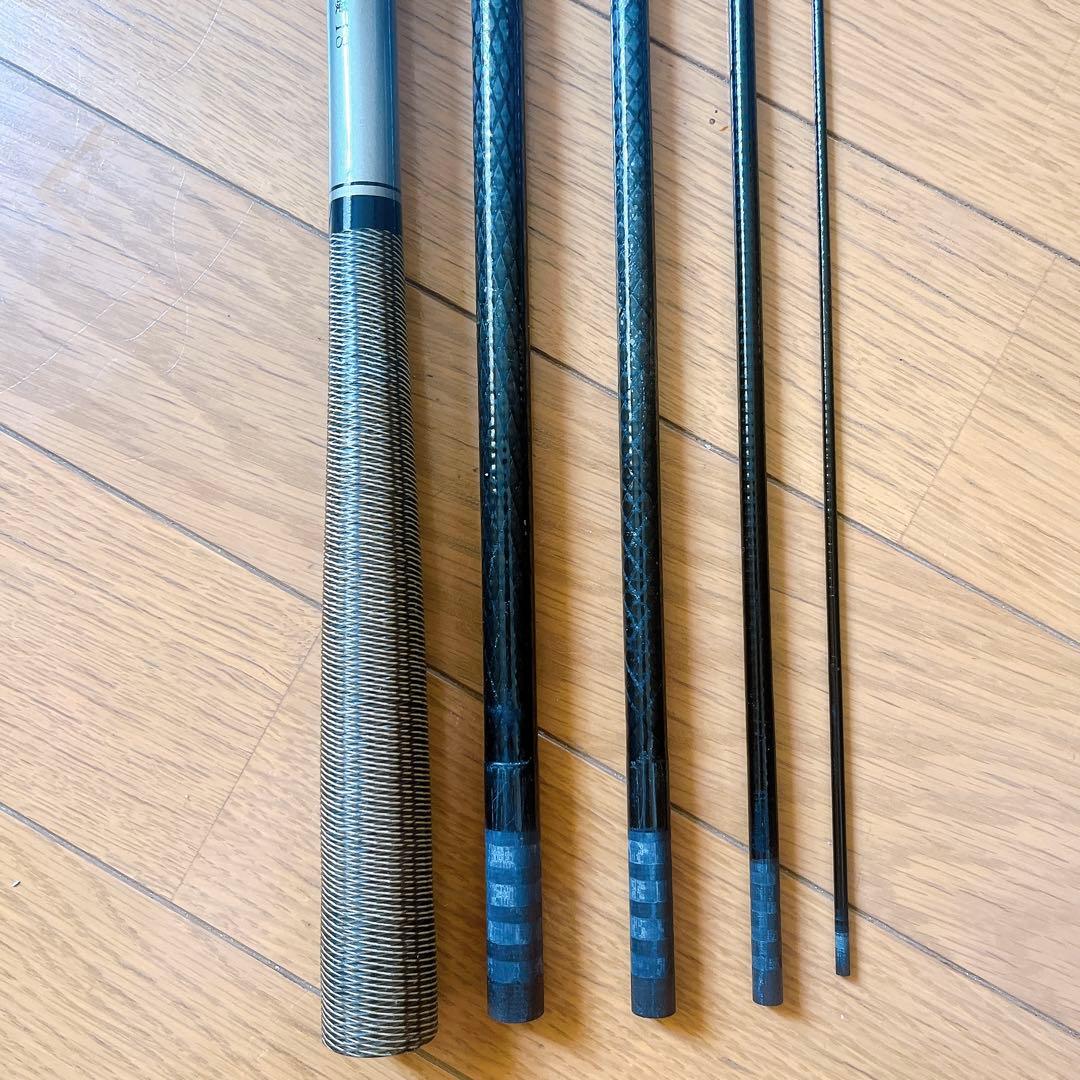 超希少　美品　ダイワ カーボウィスカー パワーメッシュ 波紋 中硬 18