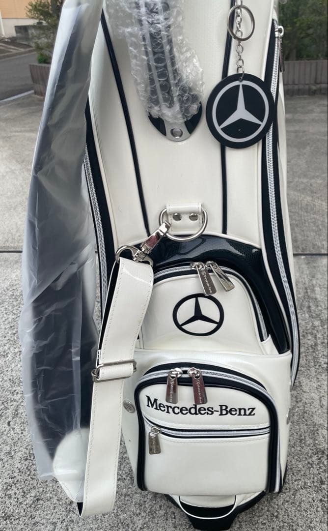 【新品未使用】キャディバック　ホワイト