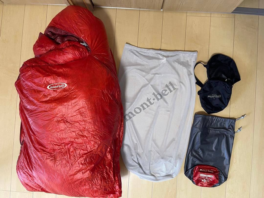 【超美品】モンベル　シームレスダウンハガー 800 #0 コンプレッション