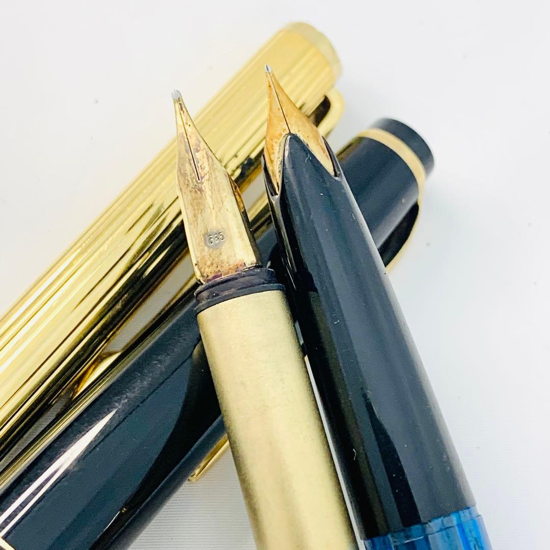モンブラン 14金 万年筆 まとめ売り ゴールド 筆記具 1114-S4972h