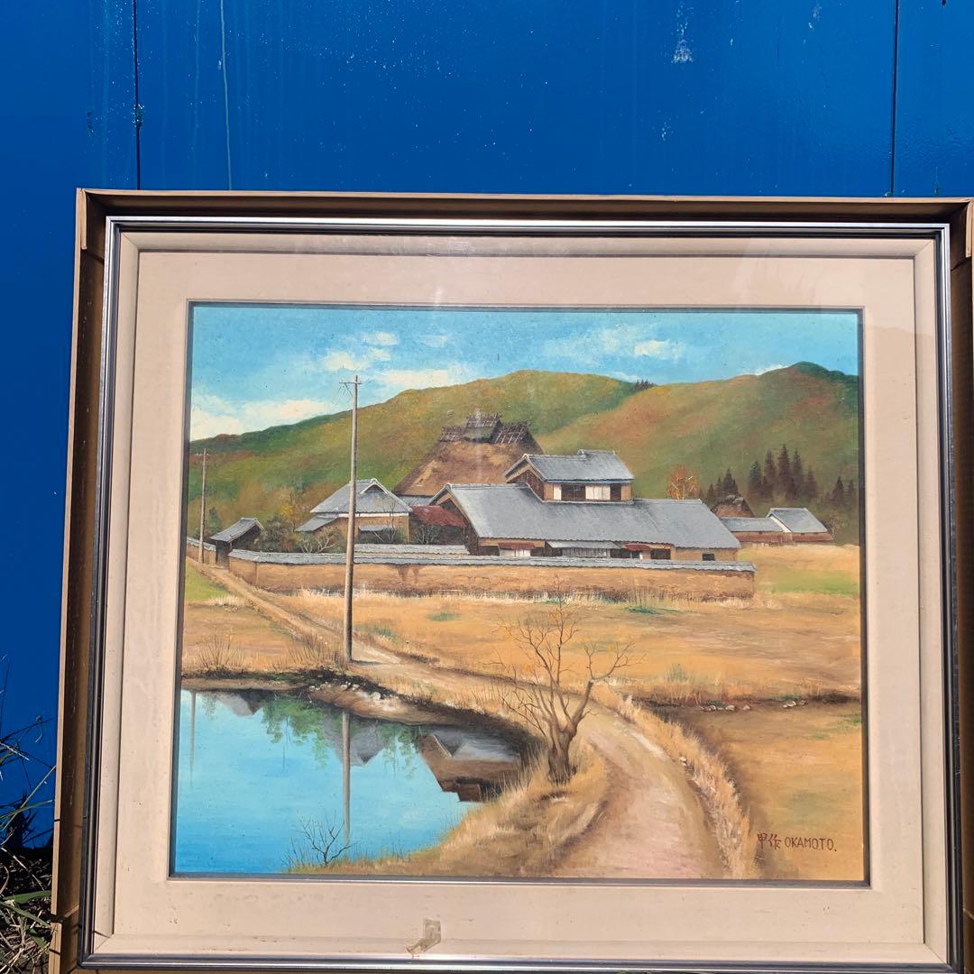 油彩画 風景画 約60cm x 50cm