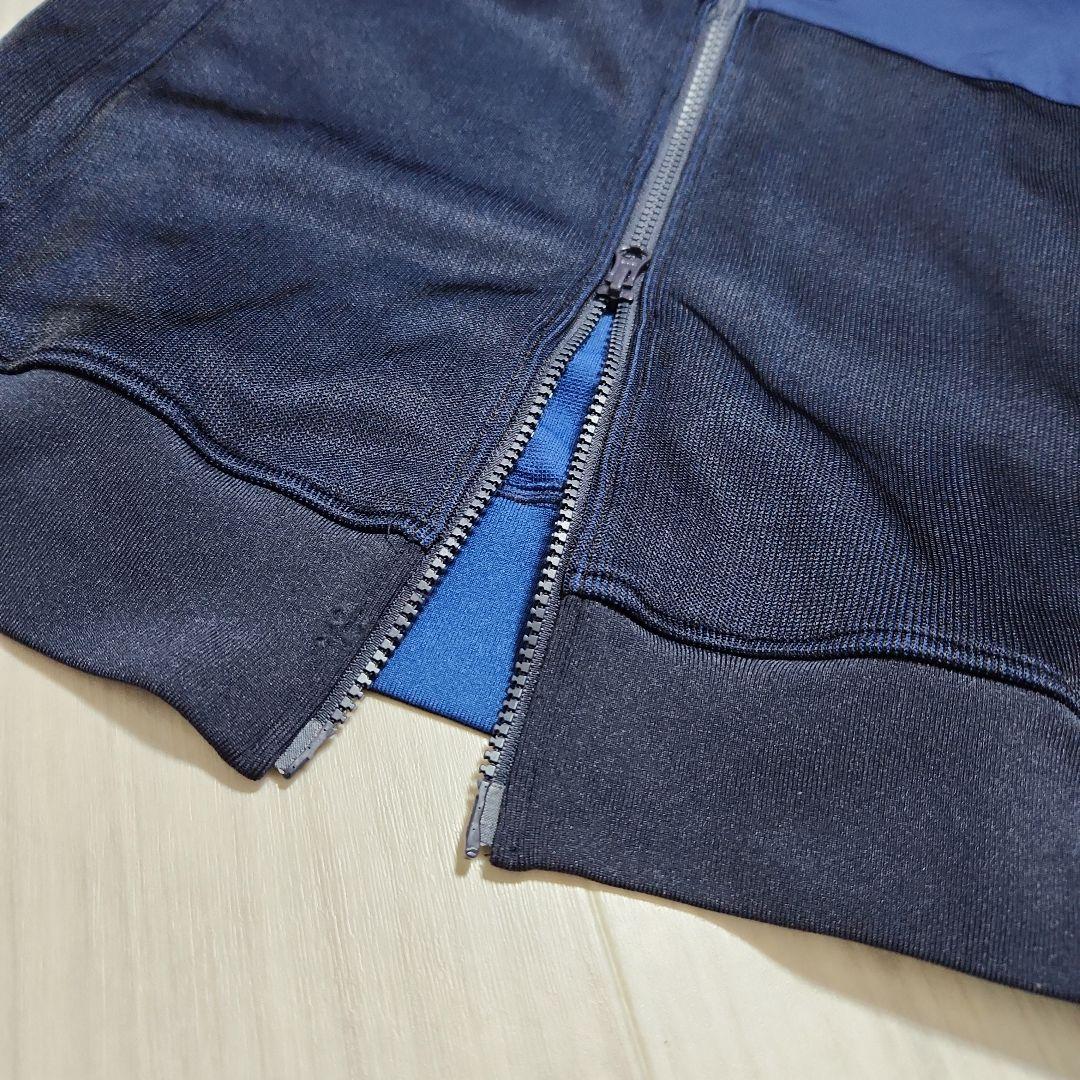 未使用美品☆Rosasen☆ゴルフクォーターゲージブルゾン春秋 L ネイビー