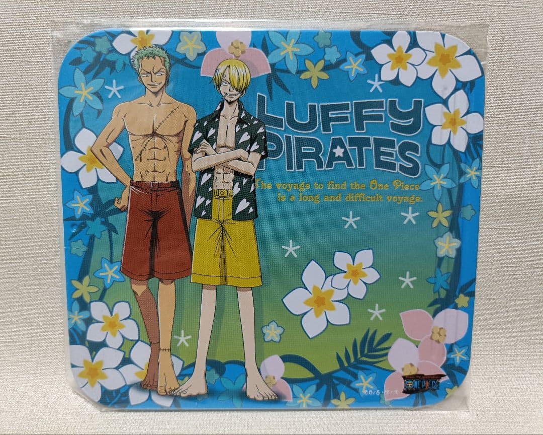 ONE PIECE 缶入りメモ B ゾロ＆サンジ