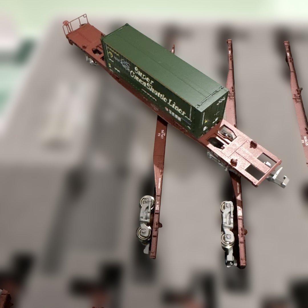 KATO 10-1317 コキ50000(グレー台車)コンテナ無積載11両セット