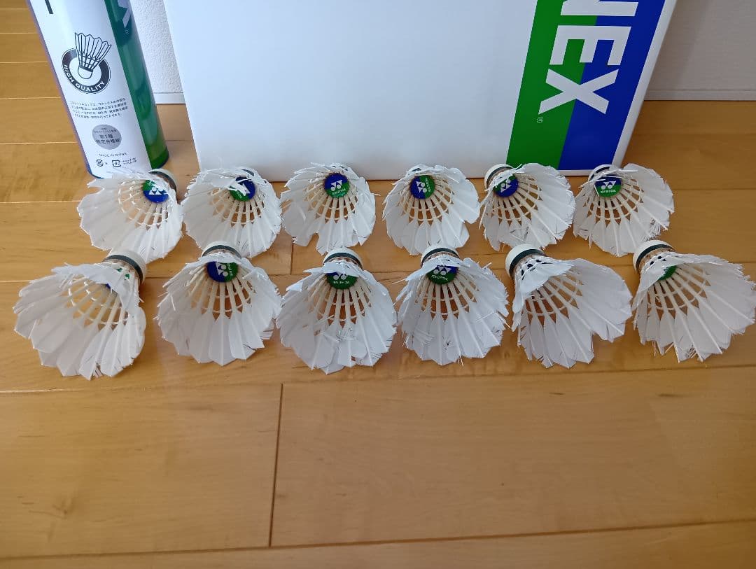 中古　ヨネックス　ニューオフィシャル　バドミントンシャトル　10ダース