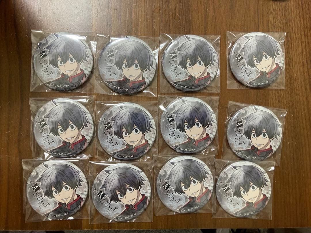 桃源暗鬼　ウェットカラー　缶バッジ　淀川真澄　12点セット