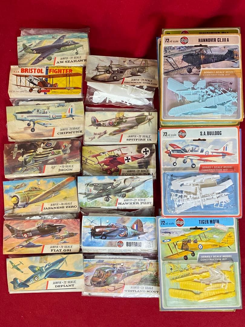 エアフィクス1/72 ホーカーP1127 他、全30個セット